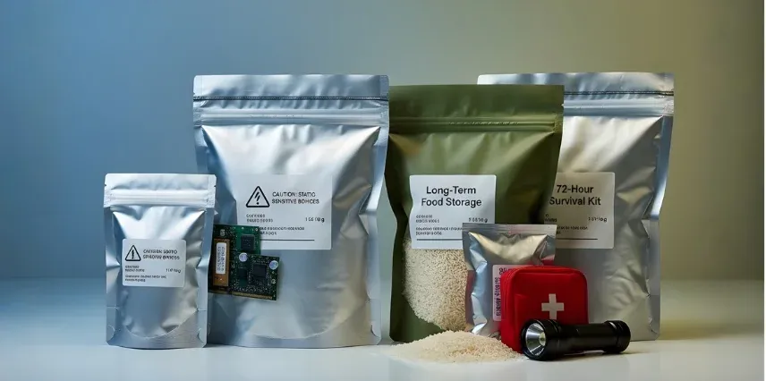 Specialty Uses (Mylar Bags for Electronics, Emergency Preparedness Kits)